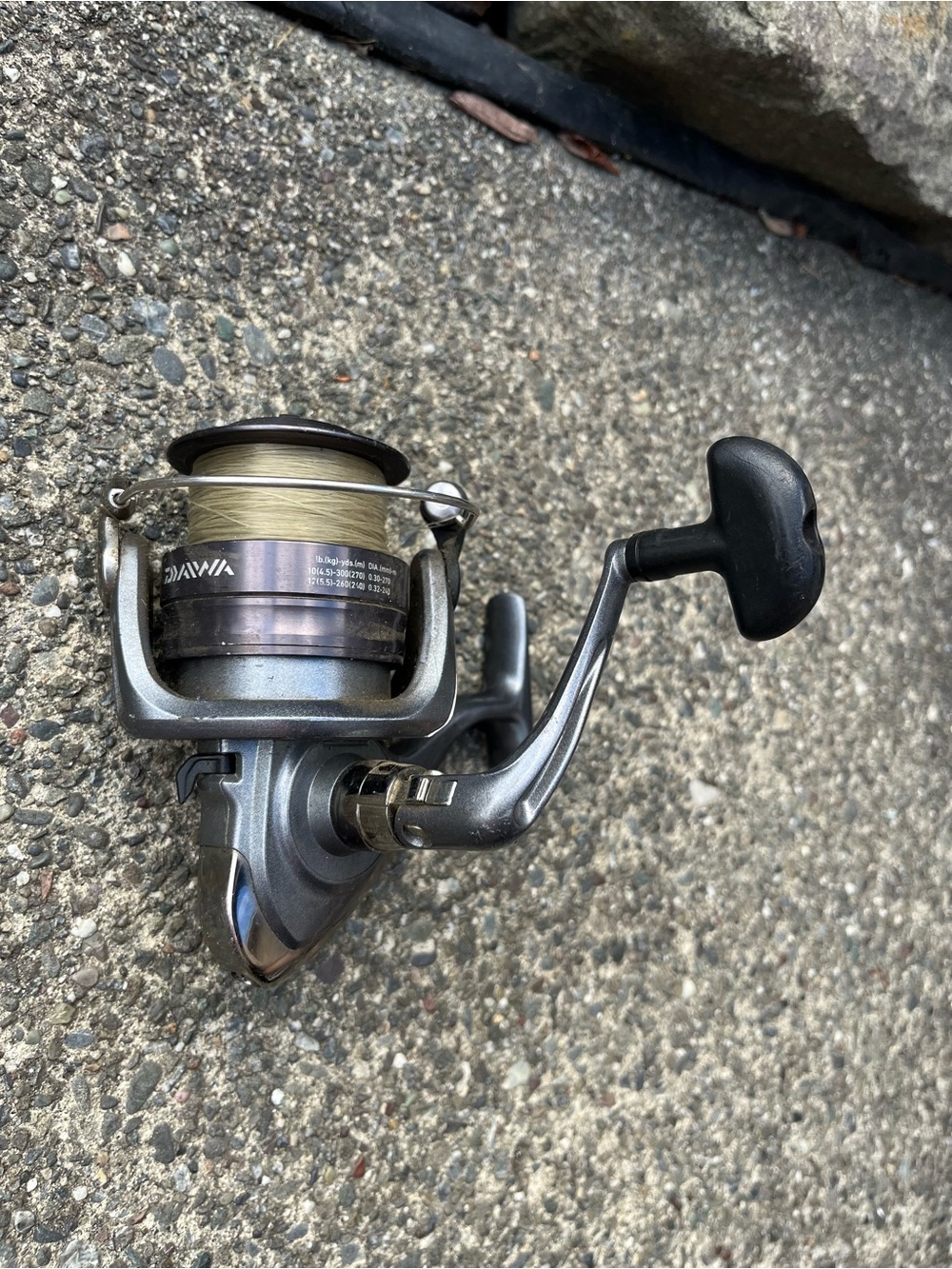 Gray Spinning Reel